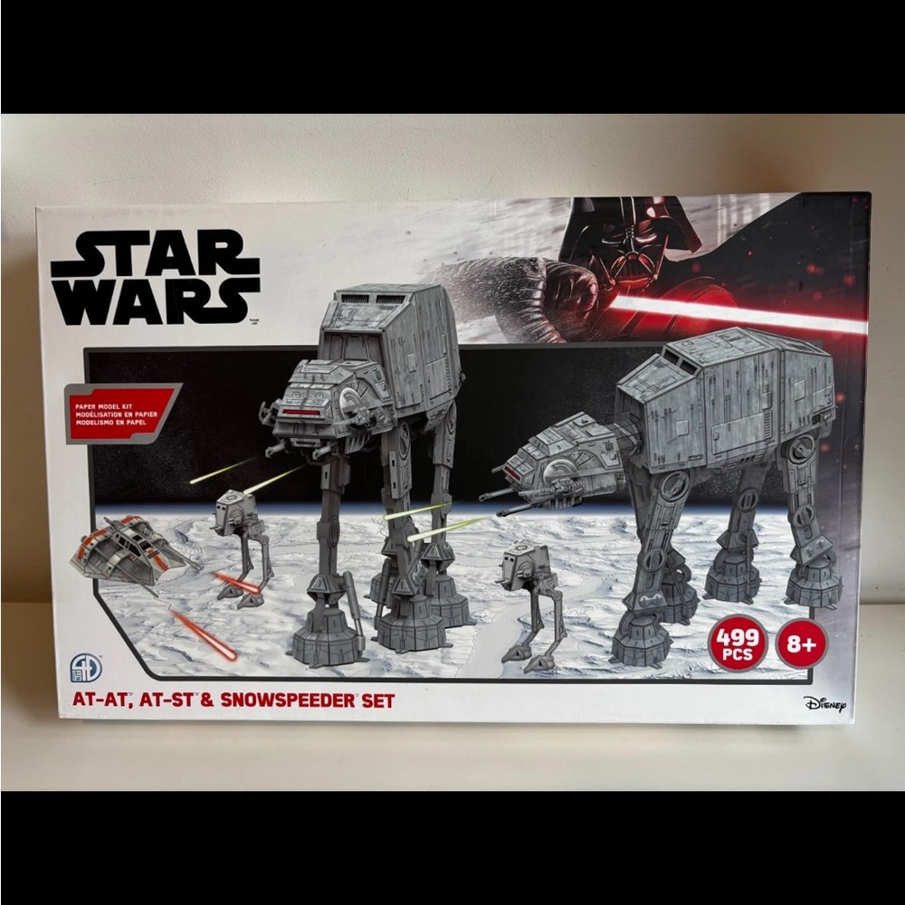 ✨ Star Wars 4D Cityscape Model Kit – AT-AT, AT-ST, Snowspeeder 499pcs 🚀 NEW 🧩